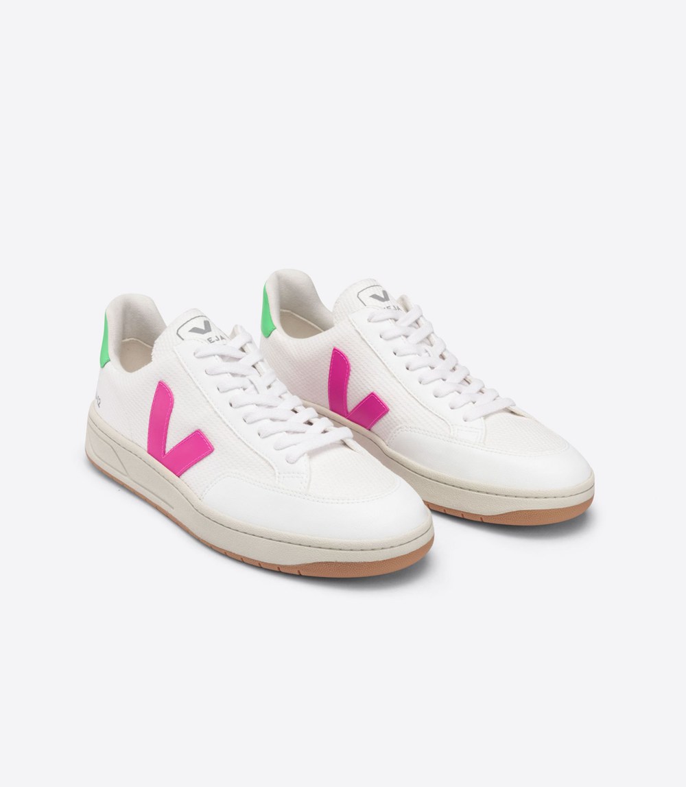 Veja Sneakers Mens - V-12 B-mesh - White - 1753HXRJE